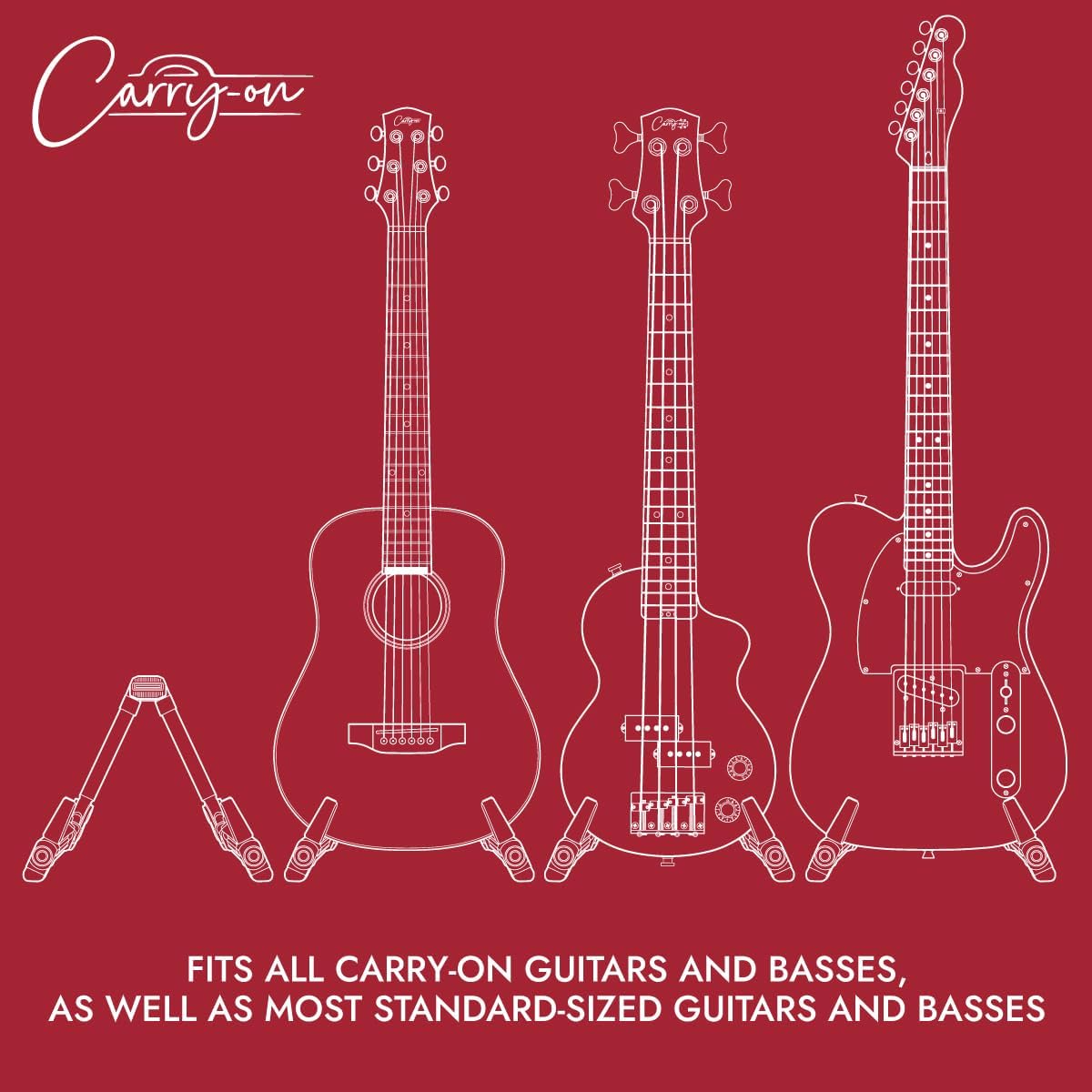 Carry-On Foldable Guitar Stand