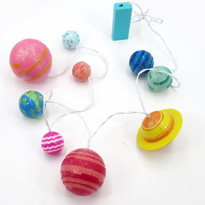 4M Girl Steam / Solar System String Lights