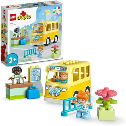 Lego 10988 16-Piece Duplo Town The Bus Ride Building Toy Set
