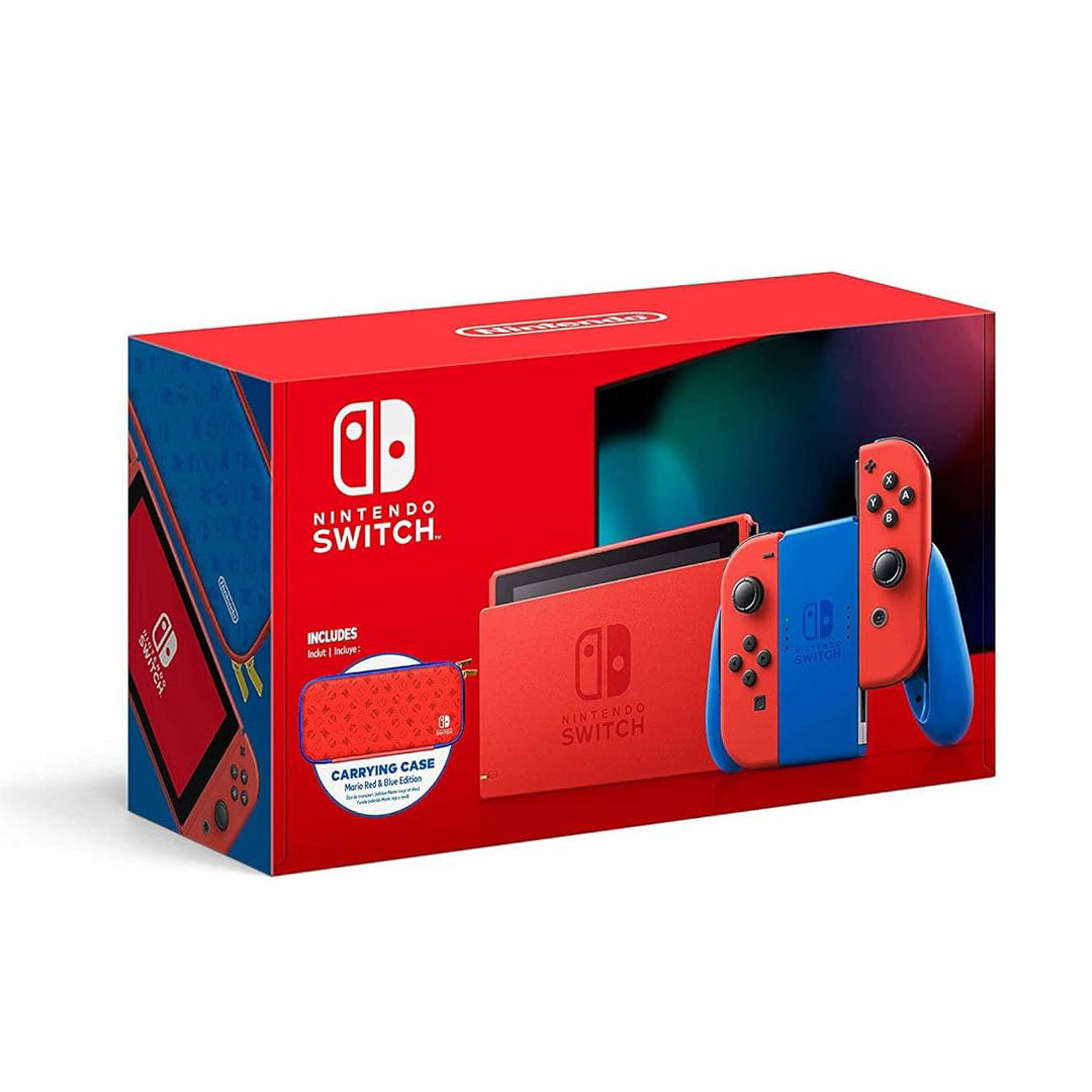 Nintendo Switch Console (Mario Red & Blue Edition)