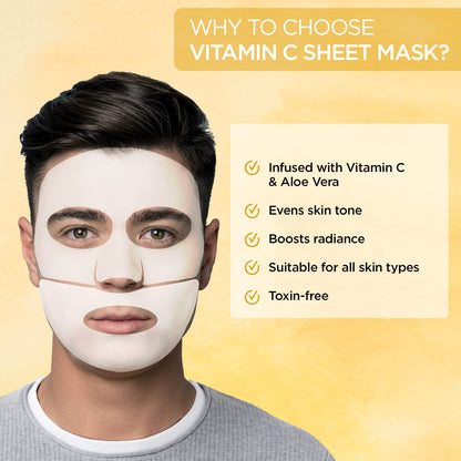 THE MAN COMPANY Vitamin C Sheet Mask 25ml