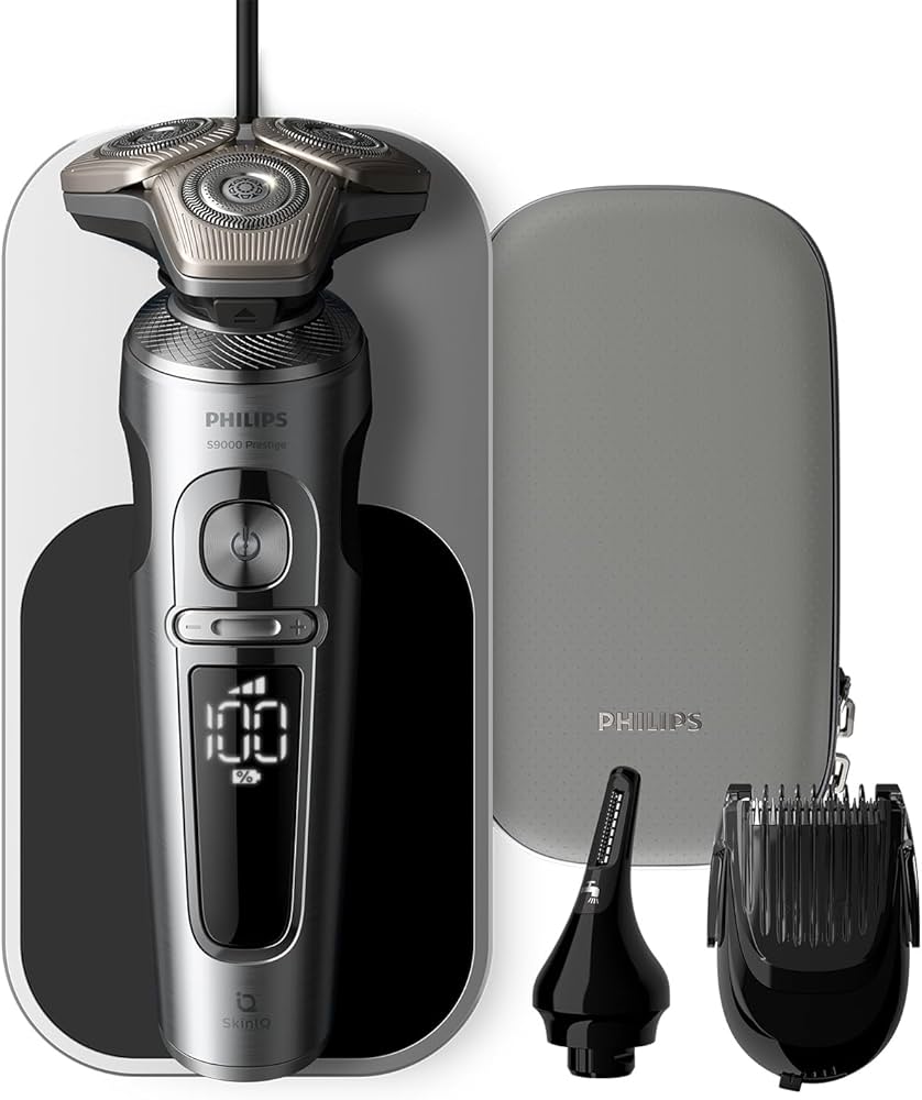 Philips Sp9871/22 Shaver Prestige Wet and Dry Electric Shaver, Series 9000