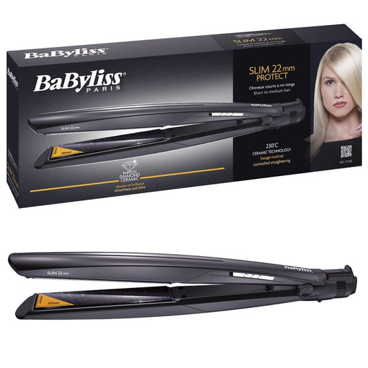 Babyliss Hair Straightener 230°C Ceramic Technology 22mm - Black