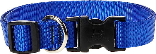 LupinePet Dog Collar 15-25" Blue 3/4"