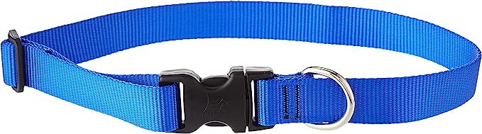 LupinePet Dog Collar 16-28" Blue 1inch