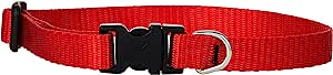 LupinePet Dog Collar 10-16" Red 1/2"