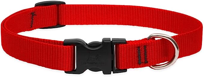 LupinePet Dog Collar 9-14" Red 34inch