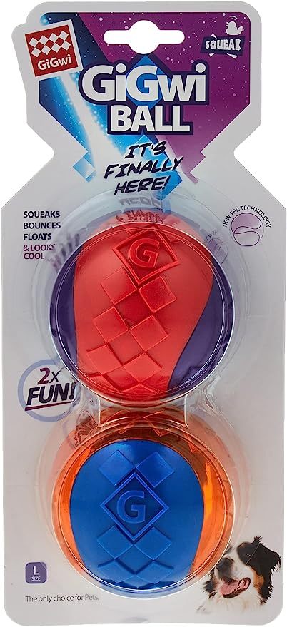 Gigwi Ball Squeaker Large 2pcs