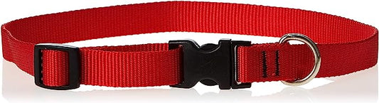 LupinePet Dog Collar 15-25" Red 3/4"