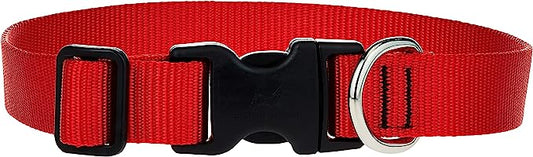 LupinePet Dog Collar 12-20" Red 1inch