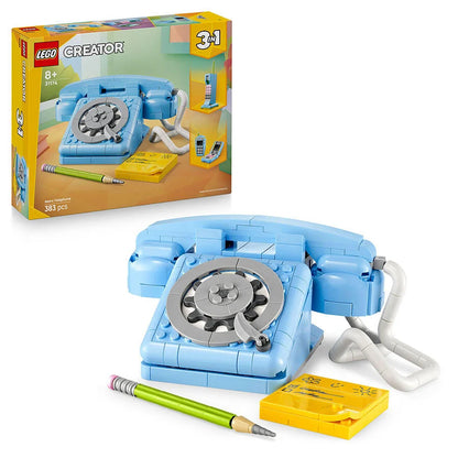 LEGO Creator Expert 3in1 Retro Telephone 1960s Vintage Toy