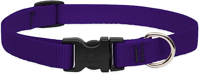 LupinePet Dog Collar 9-14" Purple 34inch