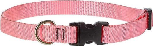 LupinePet Dog Collar 15-25" Pink 3/4"