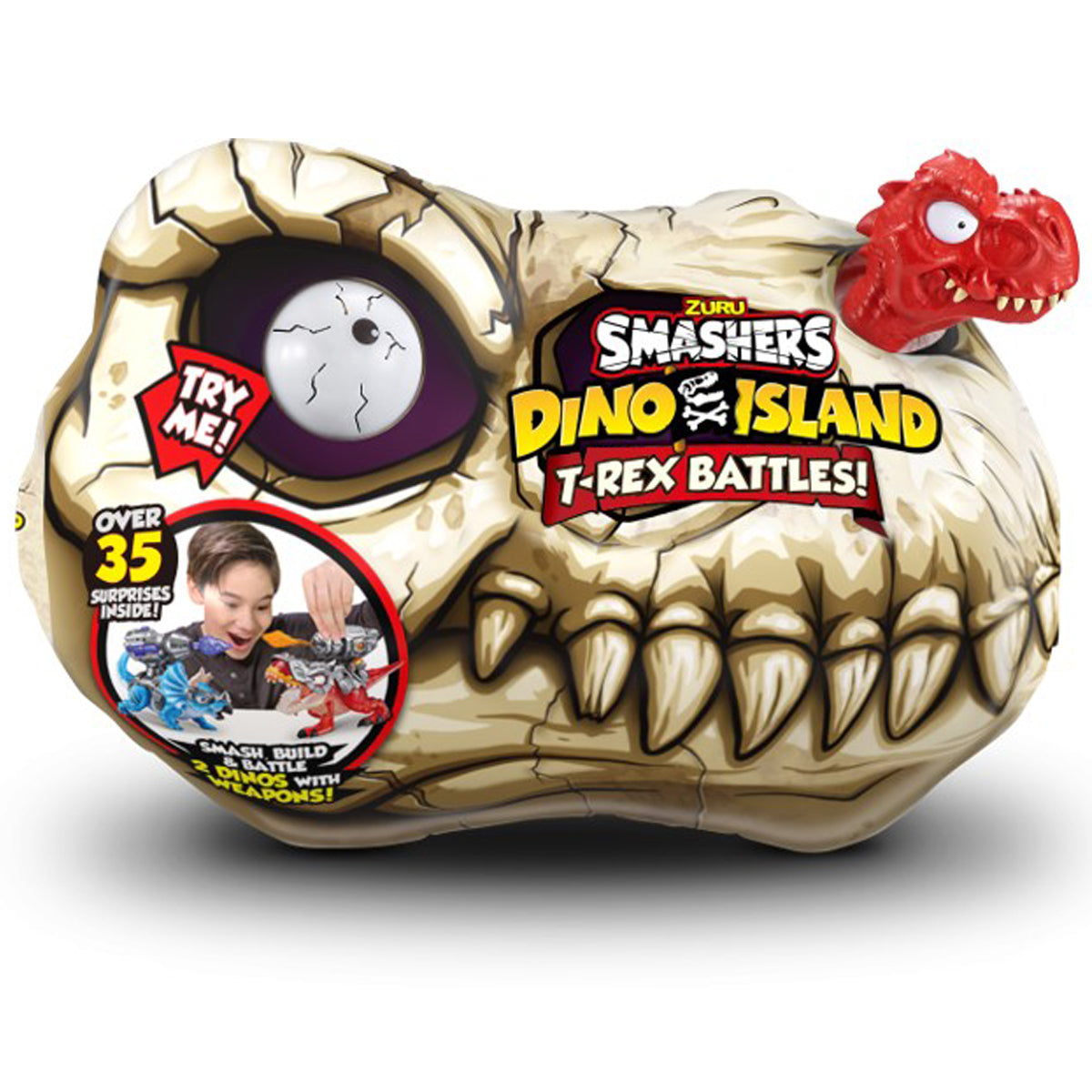 Smashers - Dino Island S1 T-Rex Battle Playset