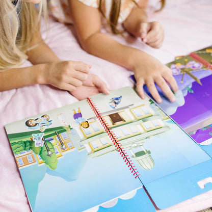 Melissa and Doug Paw Patrol Restickable Stickers Flip-Flap Pad - Classic Missions