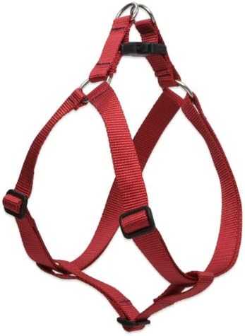 LupinePet Step In Harness 12-18" Red 1/2"