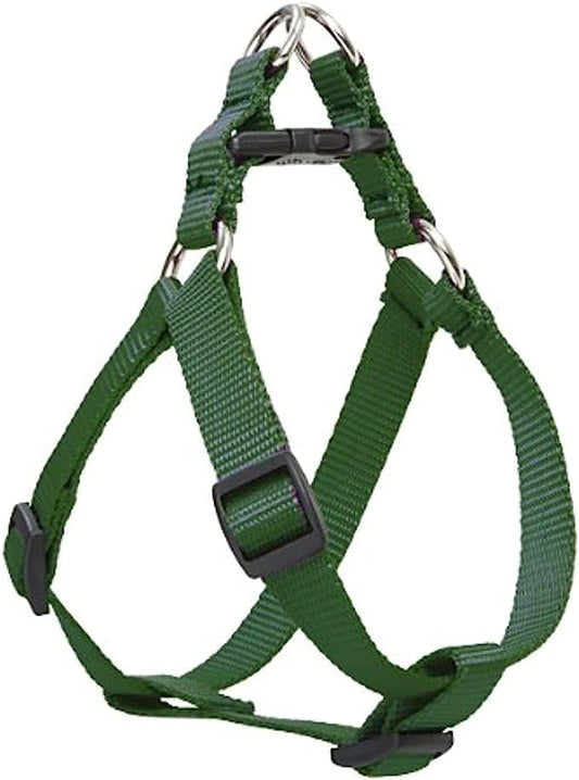 LupinePet Step In Harness 10-13" Green 1/2"