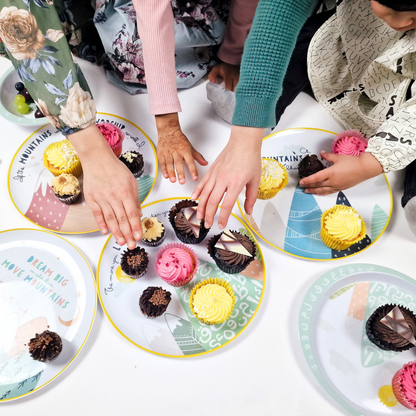 Once Upon a Dua - Kids Melamine Party Set (4pc Set) - Multi-Colour