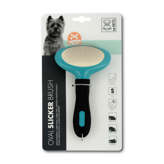 M-PETS Oval Slicker Brush Small