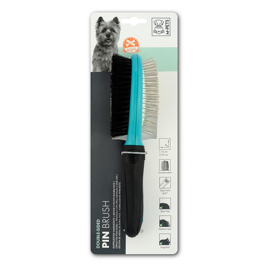 M-PETS Double Sided Pin Brush