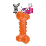 لعبة الكلب M-PETS Fun Bone Orange 