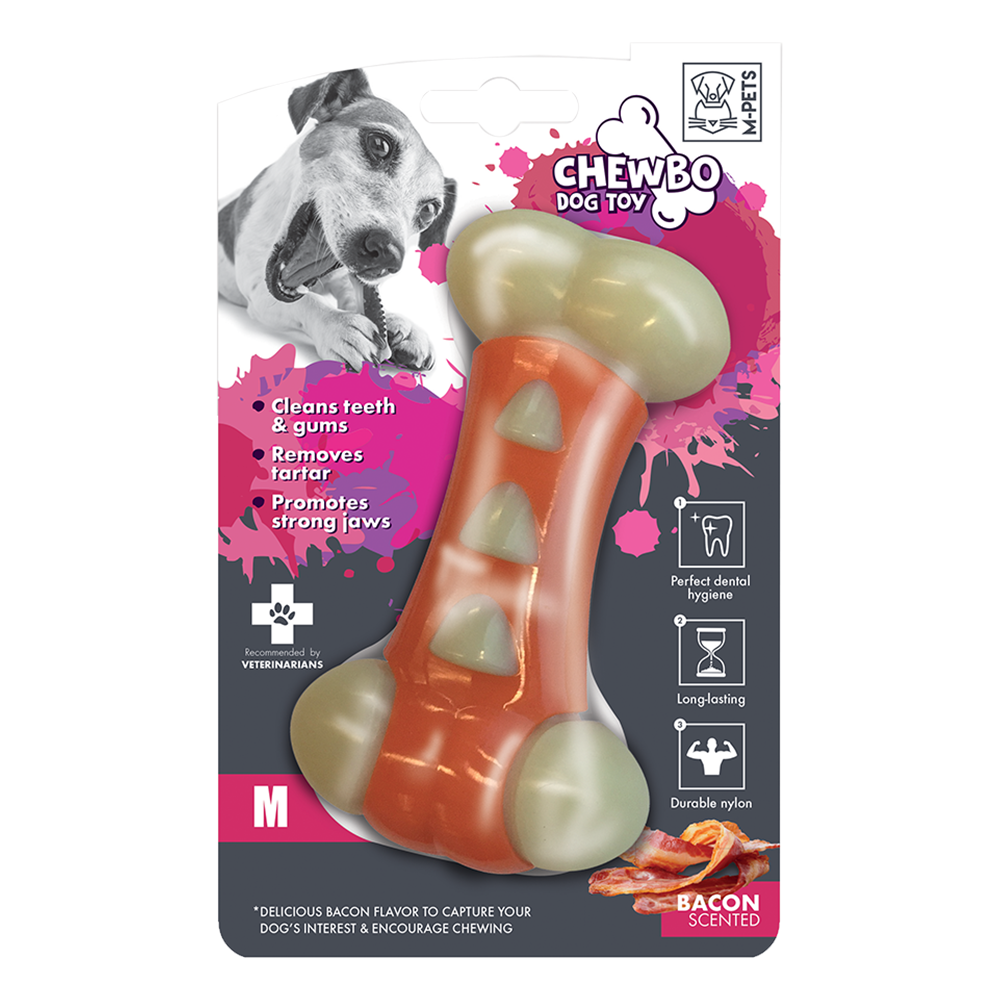 M-PETS Chewbo Tribone Dog Toy Medium