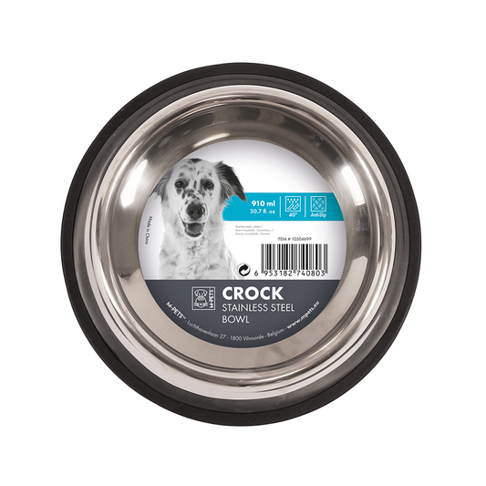 M-PETS Crock Stainless Steel Bowl Large