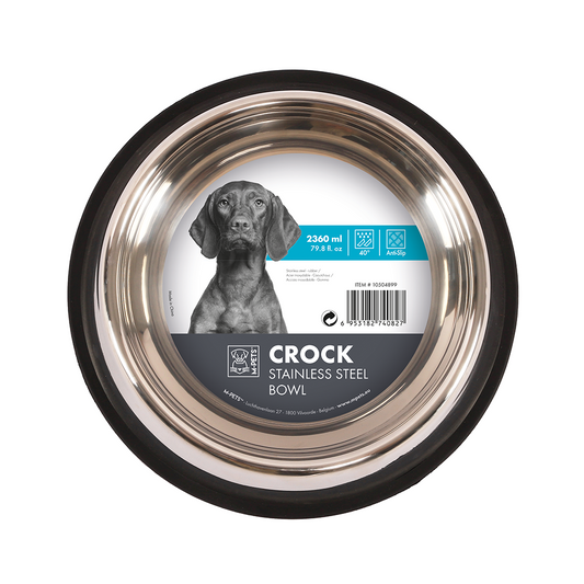 M-PETS Crock Stainless Steel Bowl XXL