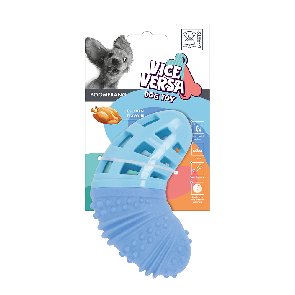 M-PETS Vice Versa Boomerang Chicken Flavor Dog Toy