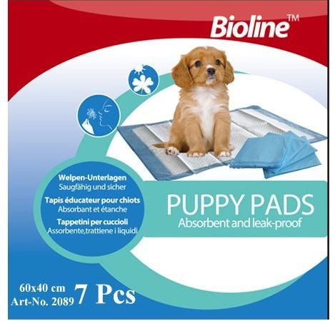 Bioline Puppy Training Pads 60x40cm 7pcs