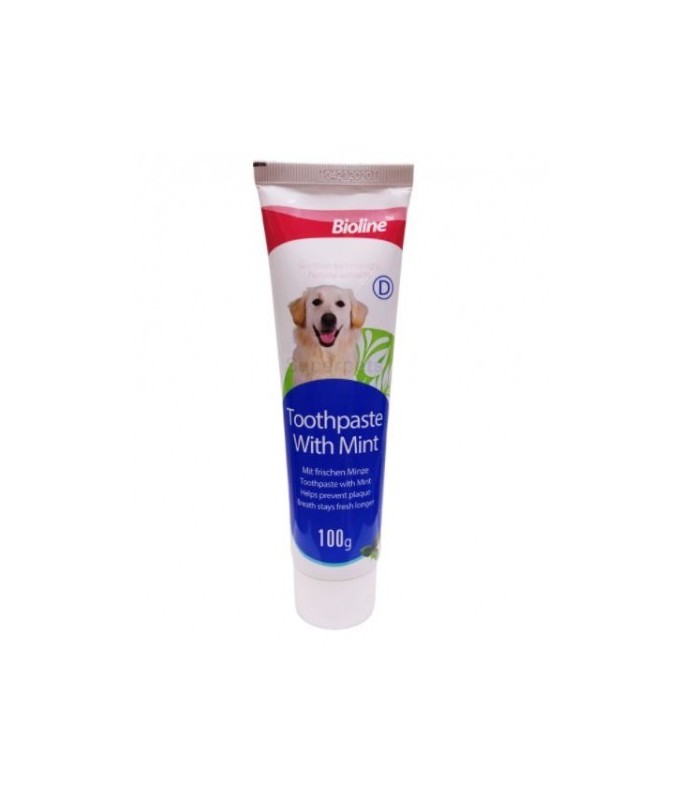 Bioline Tooth Paste Mint Flavour for Dogs 100gm