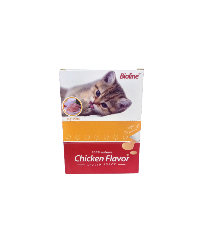 Bioline Cat Treats Chicken 24x15gm