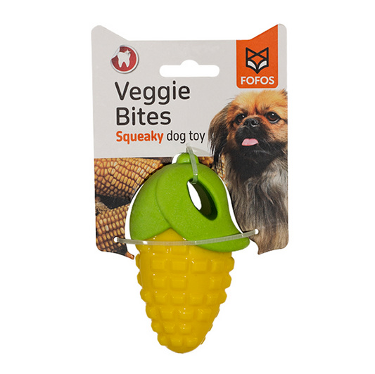 FOFOS Veggi Bites Corn S/M Dog Toy