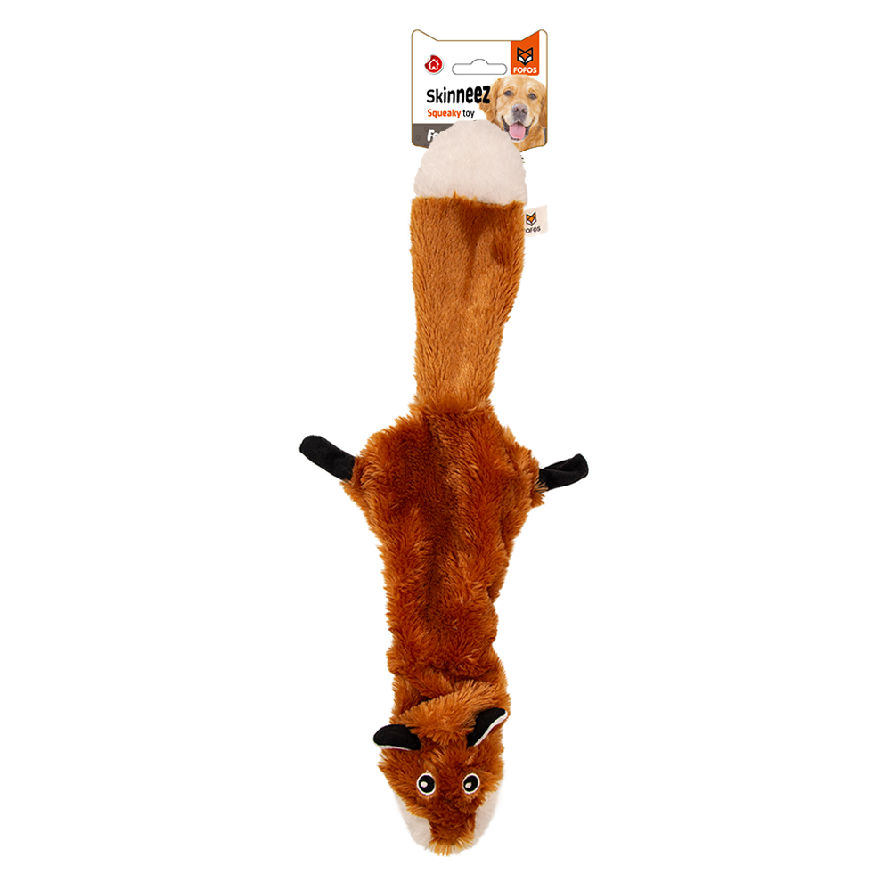 FOFOS Skinneez Fox Dog Toy