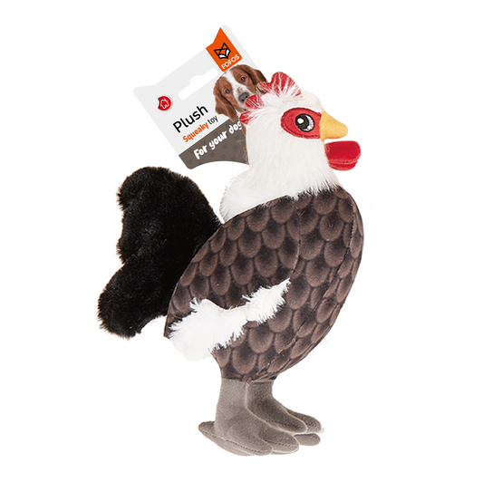 FOFOS Rooster Plush Dog Toy