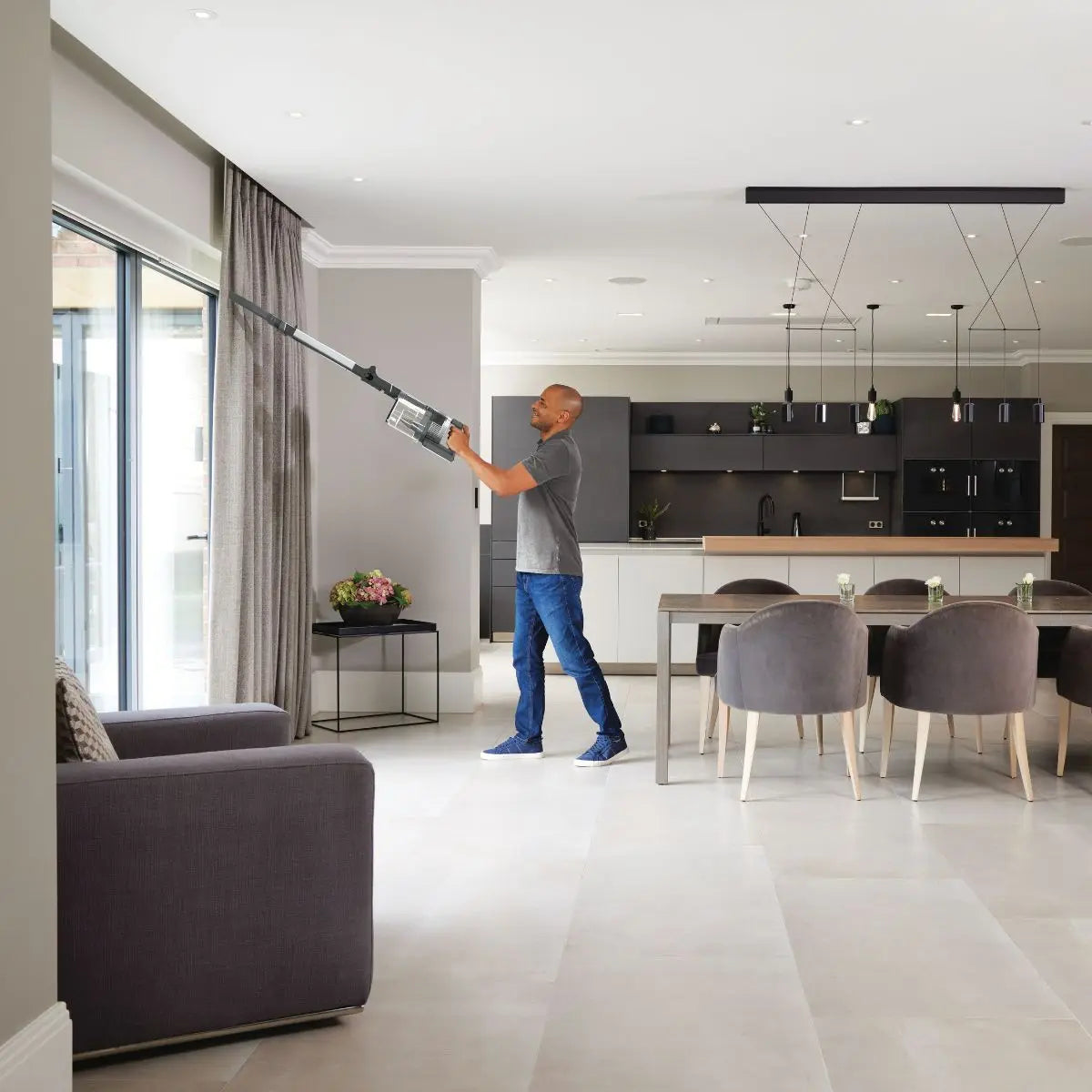 Shark Stratos Cordless Stick Vacuum Cleaner, Pet Pro Model [Double Battery] IZ420MET