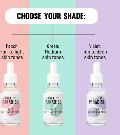 Isle of Paradise Self-Tanning Drops 2.0 - Dark 30ml