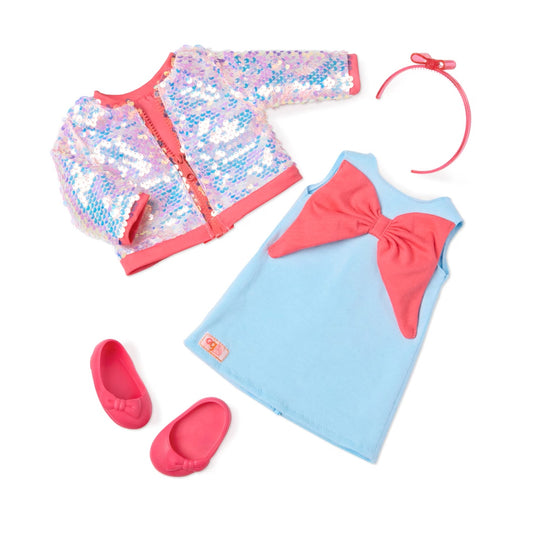 Our Generation Sequin Bomber Jacket Outfit