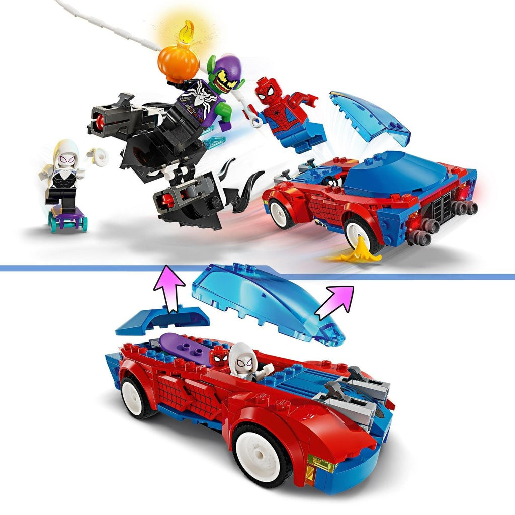 LEGO 76279 Marvel Spider Man Race Car & Venom Green Goblin