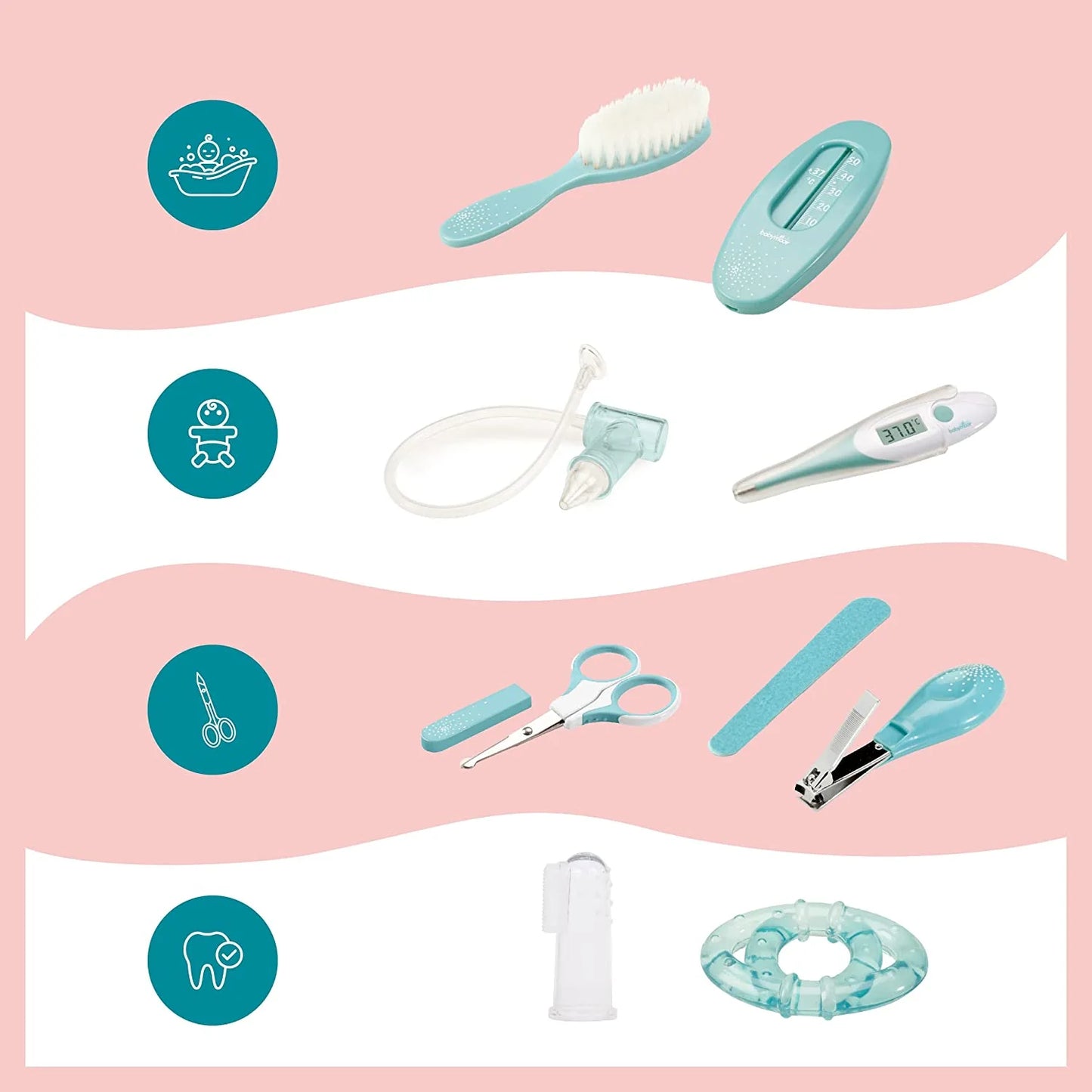 Babymoov Baby Grooming Kit - Aqua