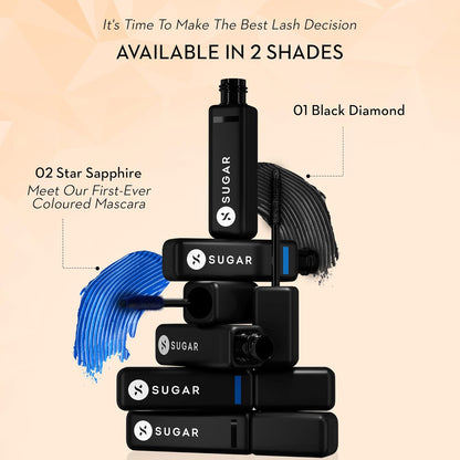Sugar Bold Unfold Waterproof Mascara - 01 Black Diamond