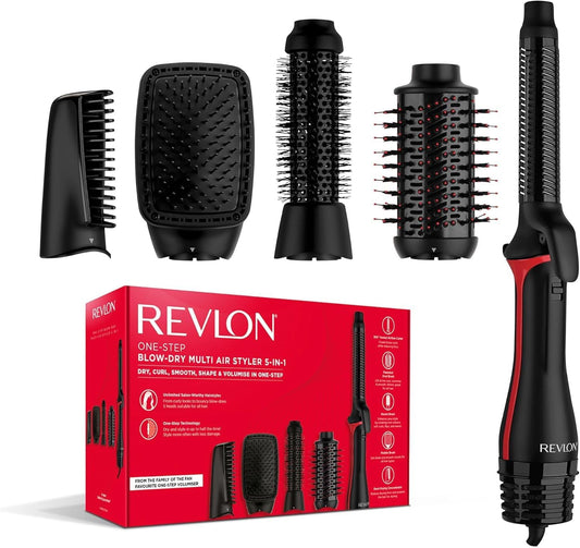 Revlon One Step Blow-Dry Multi Air Styler 5 in 1 Dryer - RVDR5371