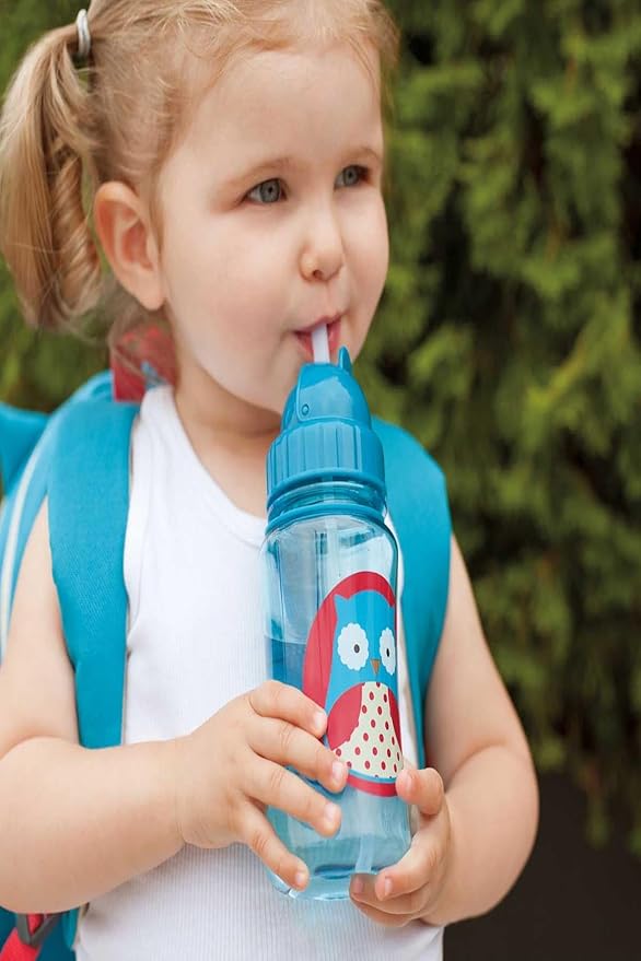Skip Hop Zoo Straw Bottle Owl (18 Months to 36 Months)