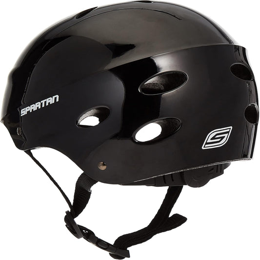 Spartan Black Glossy Helmet - L-58-62cm