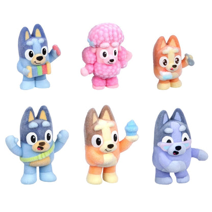 Bluey Fuzzies Figures Deluxe Pack