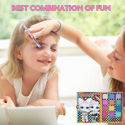 Townleygirl LOL Surprise 12 Well Lockable Diary Shadow Palette With Brushes