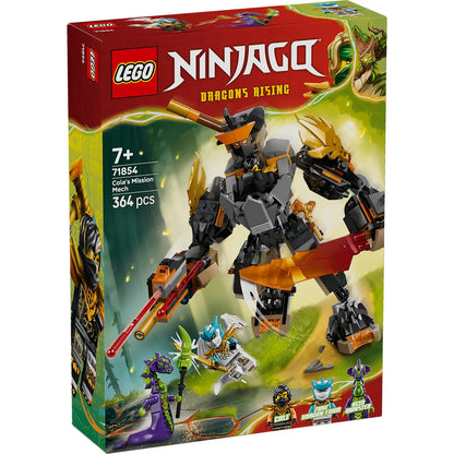 Lego Ninjago 71584 Cole'S Mission Mech & Dragon Zane