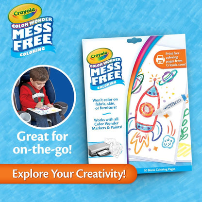 Crayola Color Wonder 50 Blank Coloring Pages