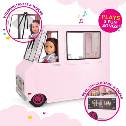 Our Generation Ice Cream Truck - Pink