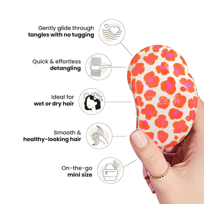 Tangle Teezer Original Mini- Printed Orange Multi